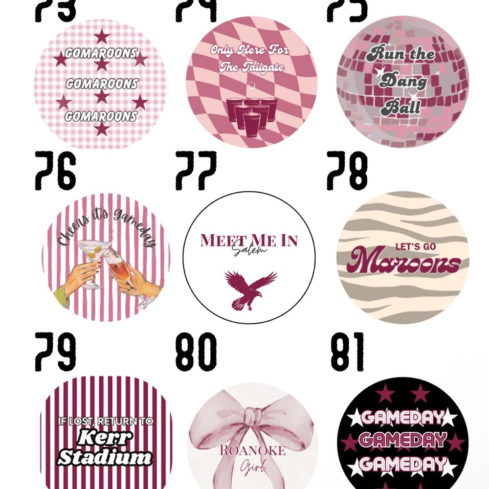 Assorted Gameday Button - Picture 10 of 14